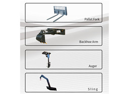 _Supplier hydraulic post driver for skid steer